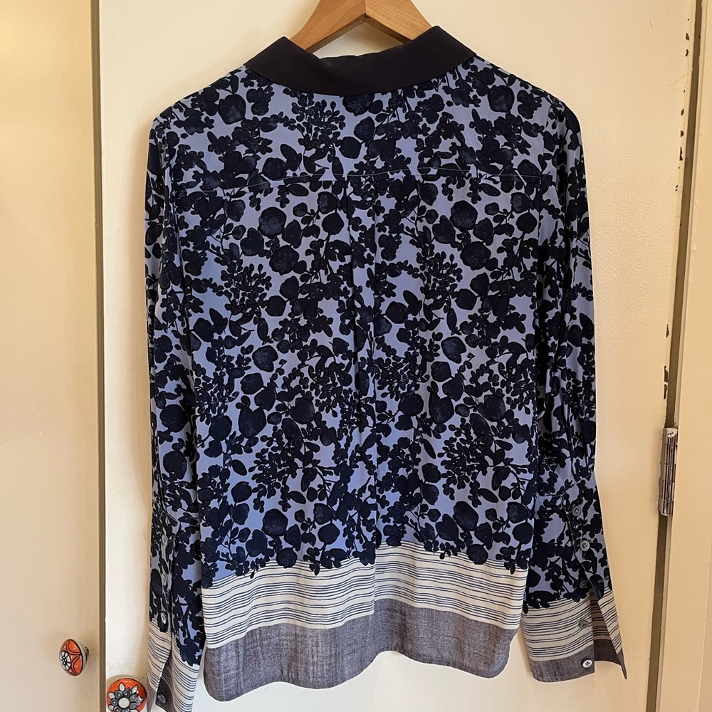 Tory Burch Silk Flower Button Down - image 3